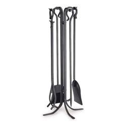 Pilgrim Forged Hearth Tool Set - Matte Black Finish
