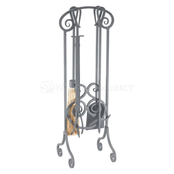 Pilgrim Napa Forge 4 Piece Antique Scroll Tool Set - Brushed Bronze