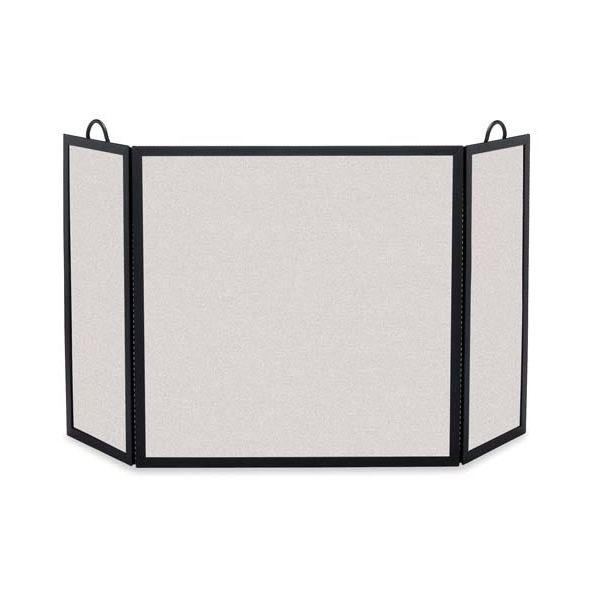 Rectangular Three Panel Fireplace Screen - 46" x 26"
