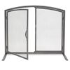 Shadow Iron Fireplace Screen with Doors
