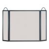 Traditional Straight-Top Fireplace Screen