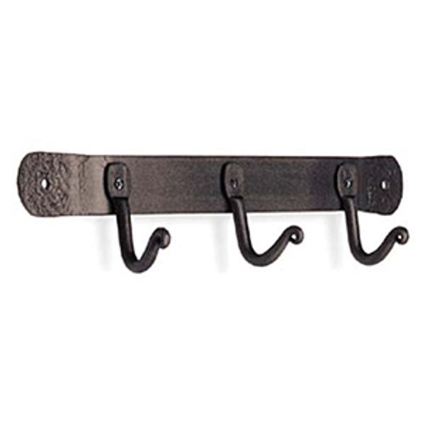 Pilgrim Vintage Iron Triple Fireplace Tool Hooks