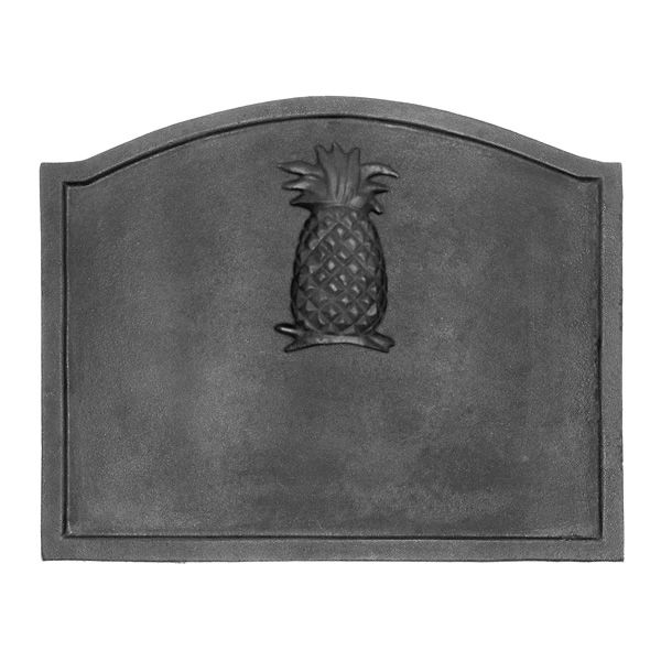 Pineapple Cast Iron Fireback - 19 1/2" x 15 1/2"