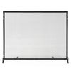 Plain Flat Fireplace Screen - 44" x 33"