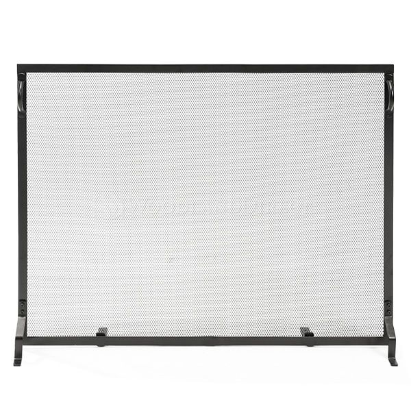 Plain Flat Fireplace Screen - 44" x 33"