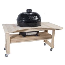 Primo Cypress Table for Oval XL Kamado BBQ Grill