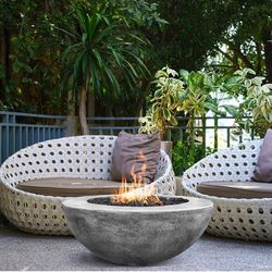 Prism Hardscapes Moderno V Gas Fire Pit Table