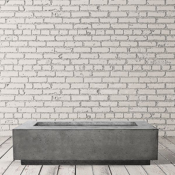 Prism Hardscapes Tavola 72 Narrow Gas Fire Pit Table
