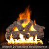 Peterson Real Fyre Oak Designer Plus Vented Gas Log Set