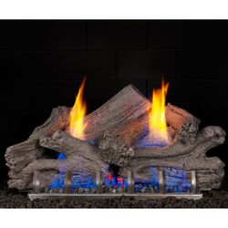 Peterson Real Fyre Driftwood Outdoor Ventless Gas Log Set