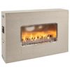 Linear Ready-to-Finish Fireplace - Crystal Fire Plus Burner &ndash; 40&rdquo;