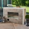 Linear Ready-to-Finish Fireplace - Crystal Fire Plus Burner &ndash; 40&rdquo;
