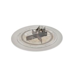 Round Crystal Fire Plus Burner System and Plate - 24”