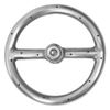 Round Gas Fire Pit Burner with Match Lit Ignition - 6"