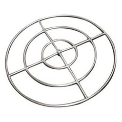 Round High-Capacity Gas Fire Pit Burner with Match Lit Ignition - 36"