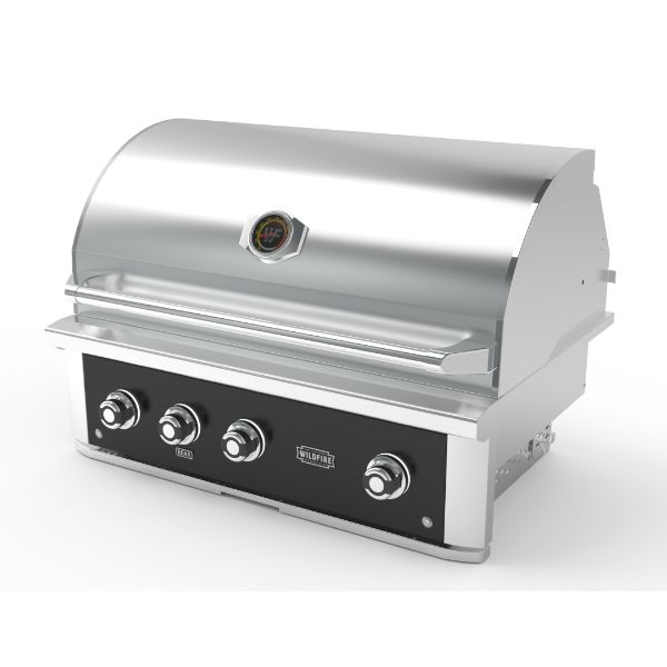 Wildfire Ranch Pro Black Stainless Steel Built-In Gas Grill - 36"
