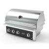 Wildfire Ranch Pro Black Stainless Steel Built-In Gas Grill - 36"