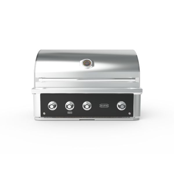 Wildfire Ranch Pro Black Stainless Steel Built-In Gas Grill - 36"