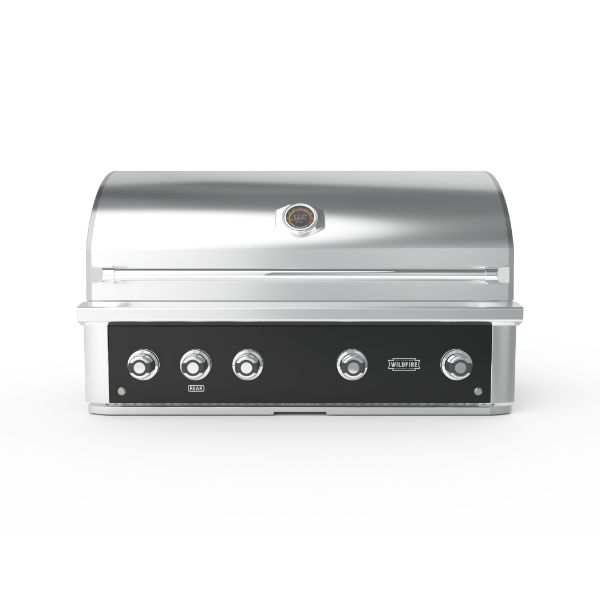 Wildfire Ranch Pro Black Stainless Steel Built-In Gas Grill - 42"