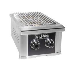 Wildfire Ranch Pro Black Stainless Steel Double Side Burner