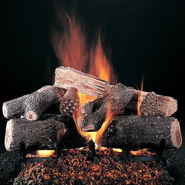 Rasmussen Evening Lone Star Vented Gas Log Set - Valve Vanisher