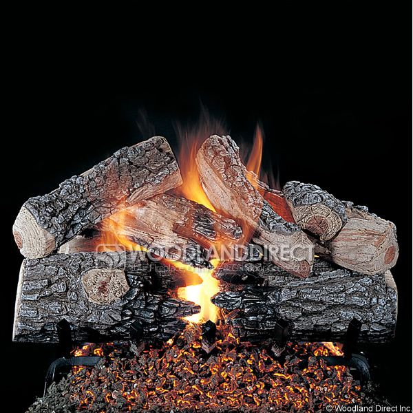 Rasmussen Evening Prestige See-Through Vented Gas Log Set - Valve Vanisher