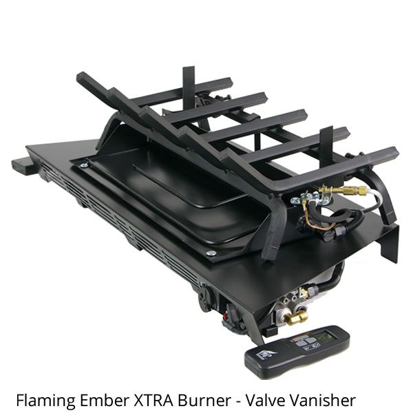 Rasmussen Evening Prestige Vented Gas Log Set - Valve Vanisher