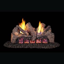 Real Fyre Evening Fyre Split ST Ventless Gas Log Set