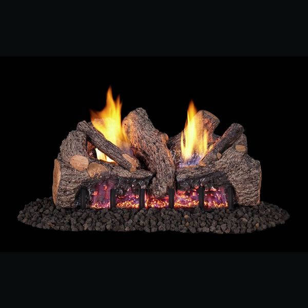 Real Fyre Evening Fyre Split ST Ventless Gas Log Set