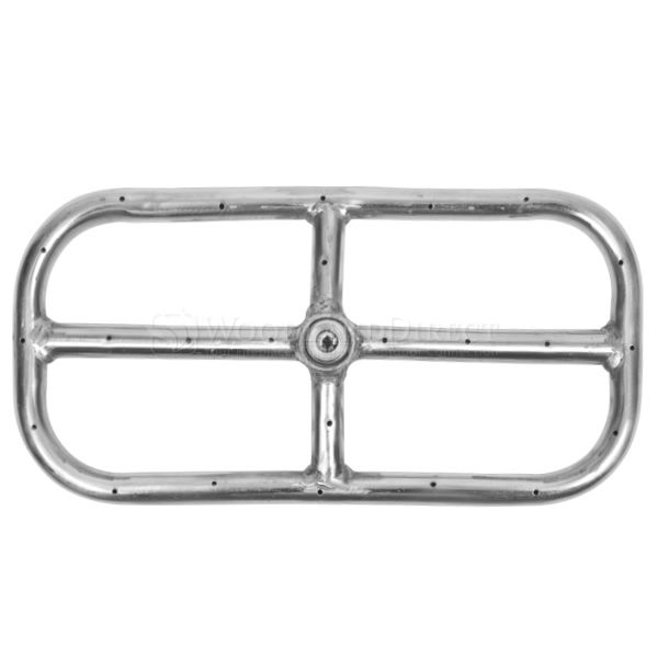 Rectangle Gas Fire Pit Burner - 12"x6"