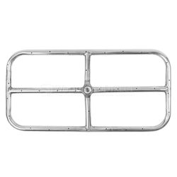 Rectangle Gas Fire Pit Burner - 18"x9"
