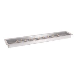 Linear Stainless Steel Bullet Burner with Drop-In Pan