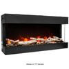 Amantii Remii Bay Slim Smart 3 Sided Electric Fireplace - 60"