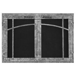 Rustica Rectangular Masonry Fireplace Doors