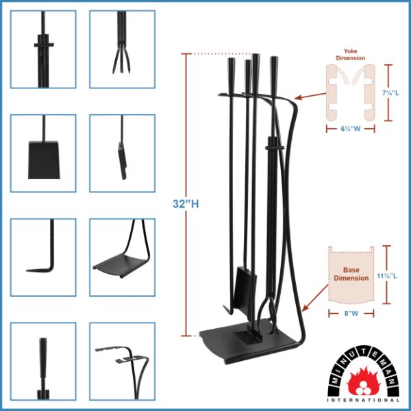 Minuteman 4 Piece Park Avenue Tool Set