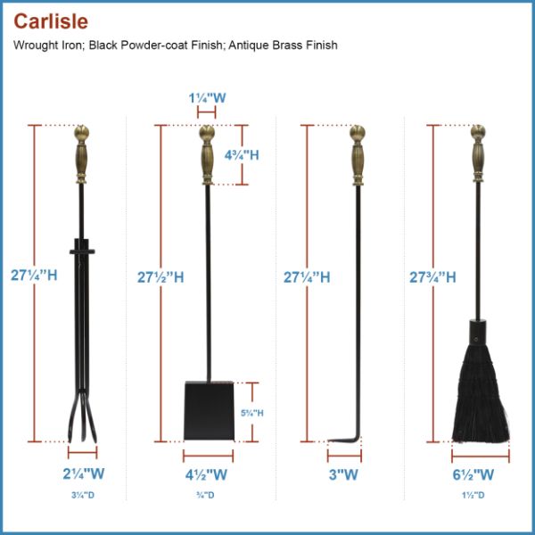 Minuteman 4 Piece Carlistle Tool Set