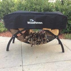 Woodhaven 39" Crescent Firewood Rack Cover