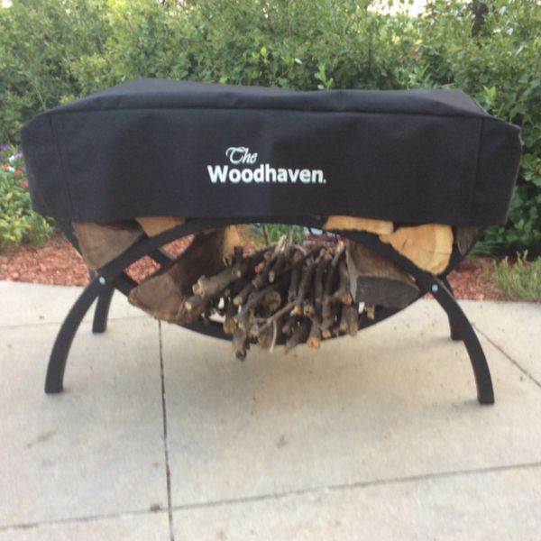 Woodhaven 39" Crescent Firewood Rack