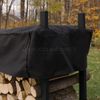 Woodhaven Black Firewood Rack - 8'