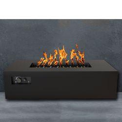 Warming Trends AON Rectangle Steel Fire Pit Table &ndash; 60&rdquo;