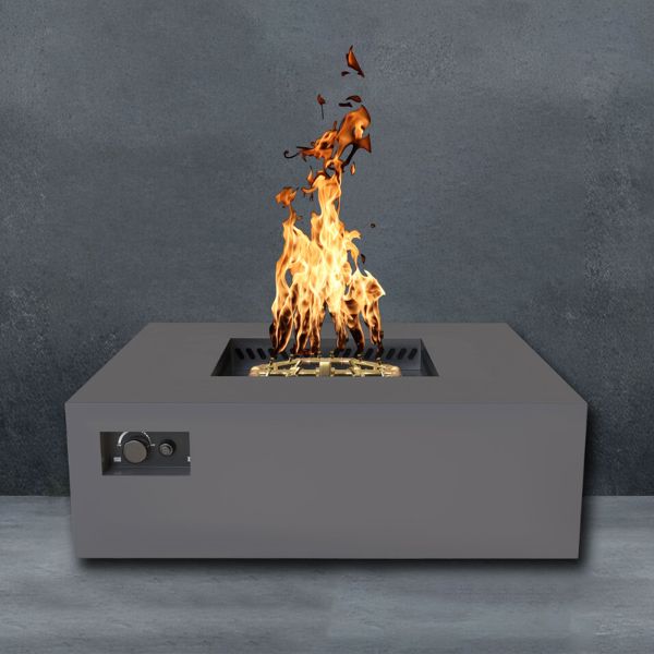 Warming Trends AON Square Steel Fire Pit Table – 48”