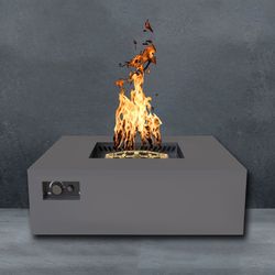 Warming Trends AON Square Steel Fire Pit Table &ndash; 48&rdquo;