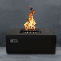 Warming Trends AON Square Steel Fire Pit Table &ndash; 40&rdquo;