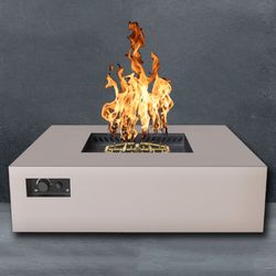 Warming Trends AON Square Steel Fire Pit Table &ndash; 56&rdquo;