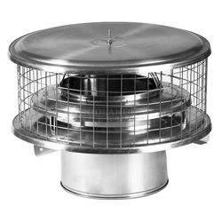 WeatherShield Air Cooled Stainless Steel Marine Chimney Cap