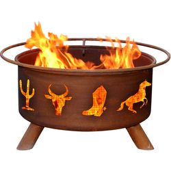 Western Cowboy Fire Pit