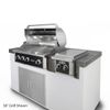 Wildfire Ranch Pro Black Stainless Steel Built-In Gas Grill - 42"