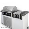Wildfire Ranch Pro Black Stainless Steel Built-In Gas Grill - 42"