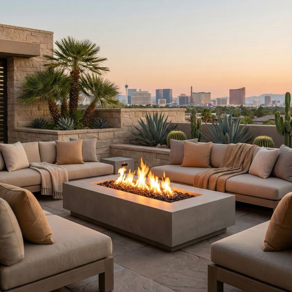 Prism Hardscapes Tavola VI Gas Fire Pit Table