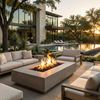 Prism Hardscapes Tavola VIII Gas Fire Pit Table